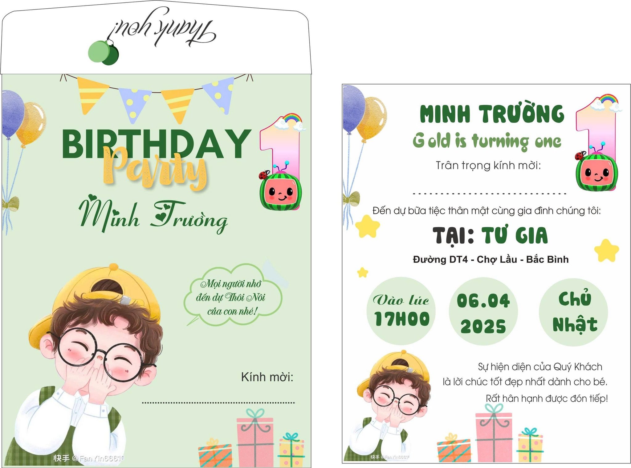 THIỆP SINH NHẬT BÉ TRAI HẠNH PHÚC – ĐÓN CHÀO TUỔI MỚI ĐẦY YÊU THƯƠNG