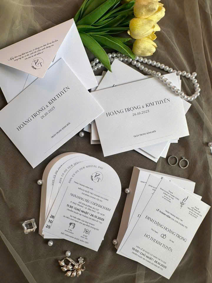 THIỆP CƯỚI PURE ELEGANCE – SANG TRỌNG VÀ TINH TẾ TỪ THIỆP CƯỚI ĐỒNG XOÀI