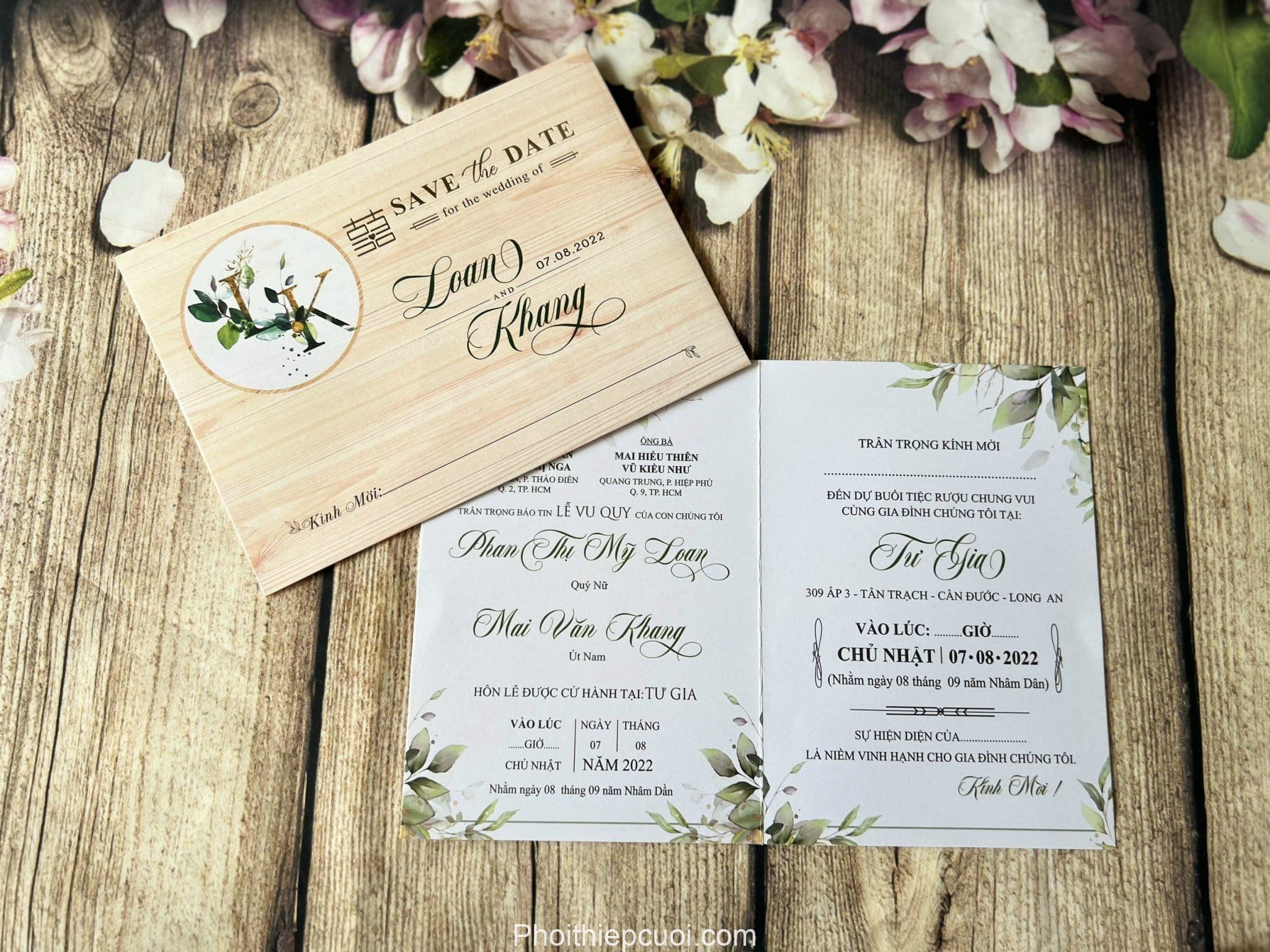 in thiep cuoi dep dong xoai