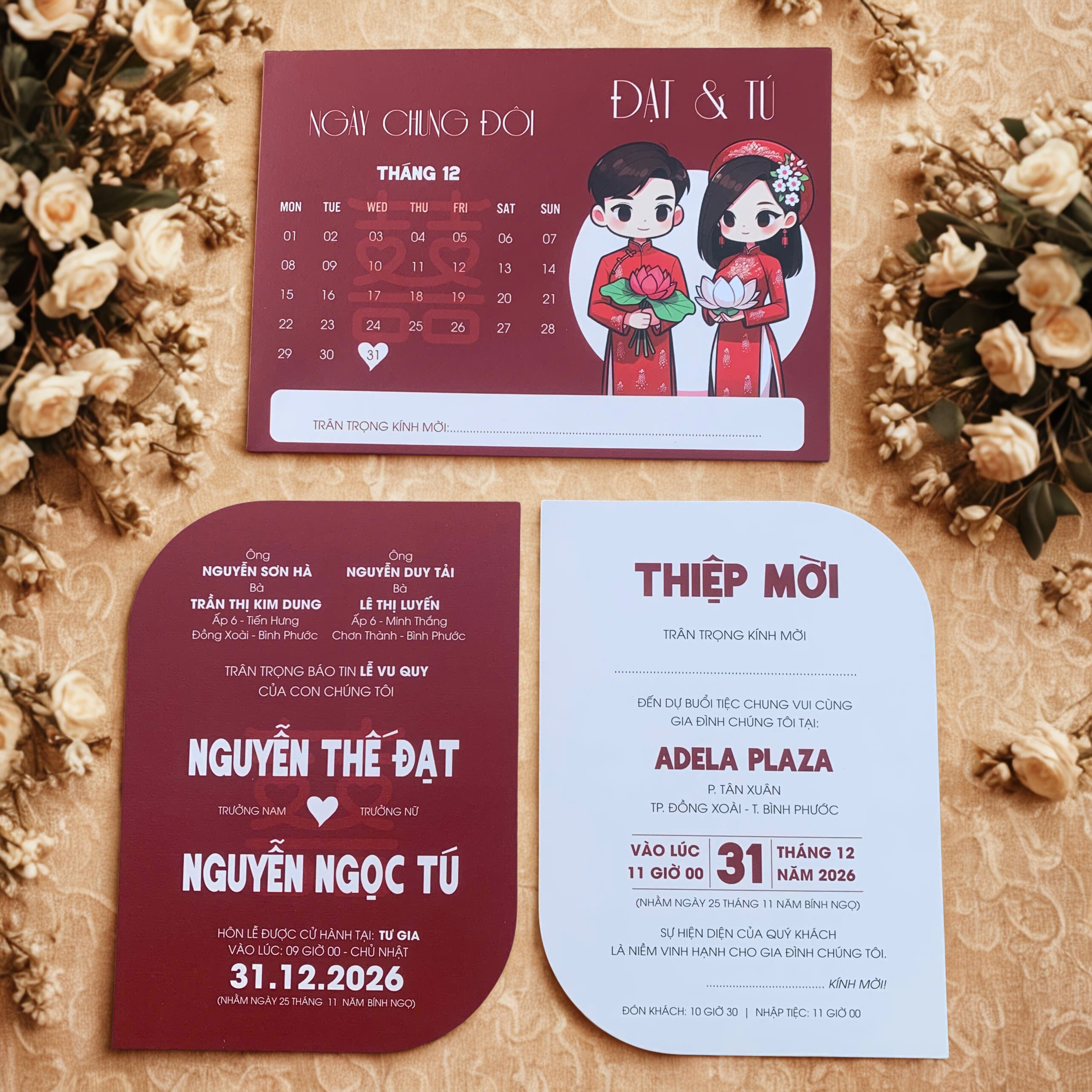 in thiep cuoi dep dong xoai